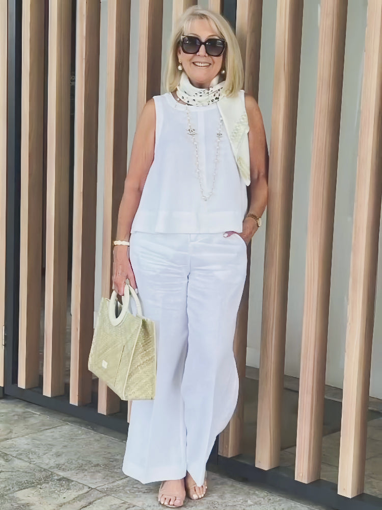Elegantes Set aus Oberteil und Hose – Produktansicht 4