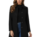 Eleganter einreihiger Wintermantel – Produktansicht 1