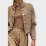 Strukturierte Strickjacke mit eleganten Knöpfen – Produktansicht 2