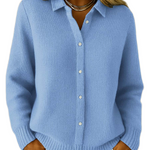 Klassische Strickjacke mit Knopfleiste – Produktansicht 1