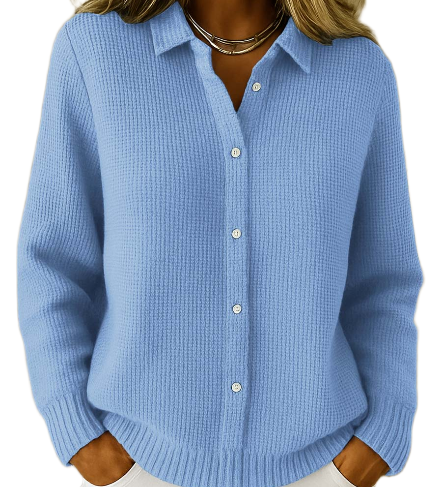 Klassische Strickjacke mit Knopfleiste – Produktansicht 1