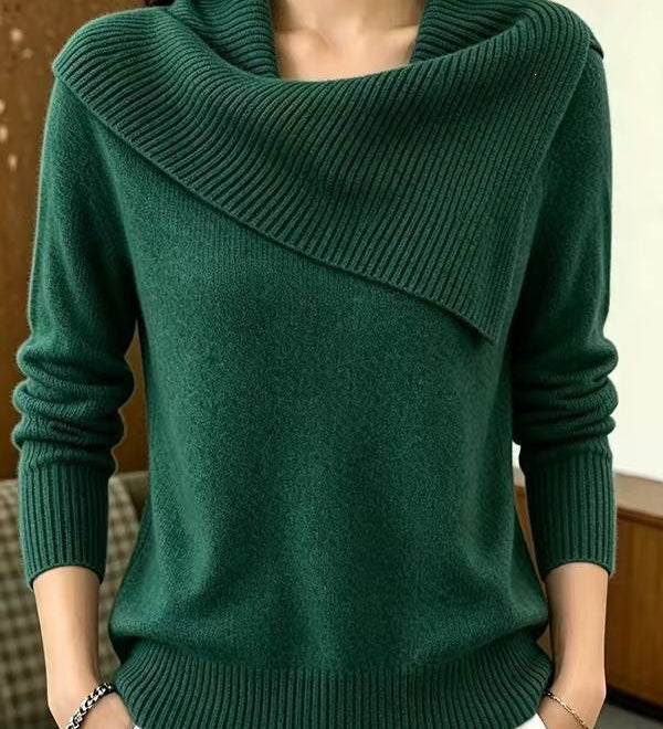 Lässiger Pullover mit Reverskragen – Produktansicht 10