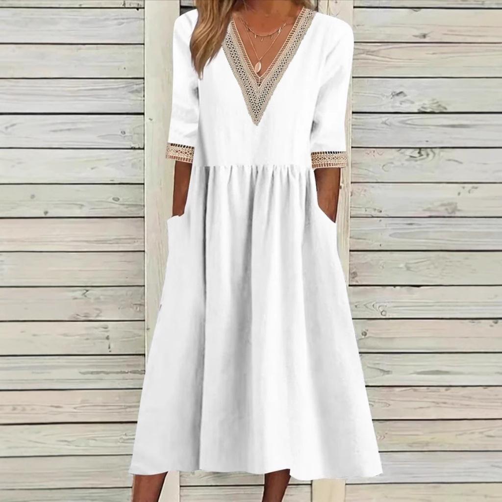 Elegantes Spitzen-Midikleid – Produktansicht 2