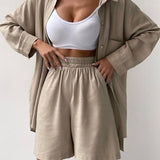 Elegantes zweiteiliges Ensemble im Oversize-Schnitt – Produktansicht 7