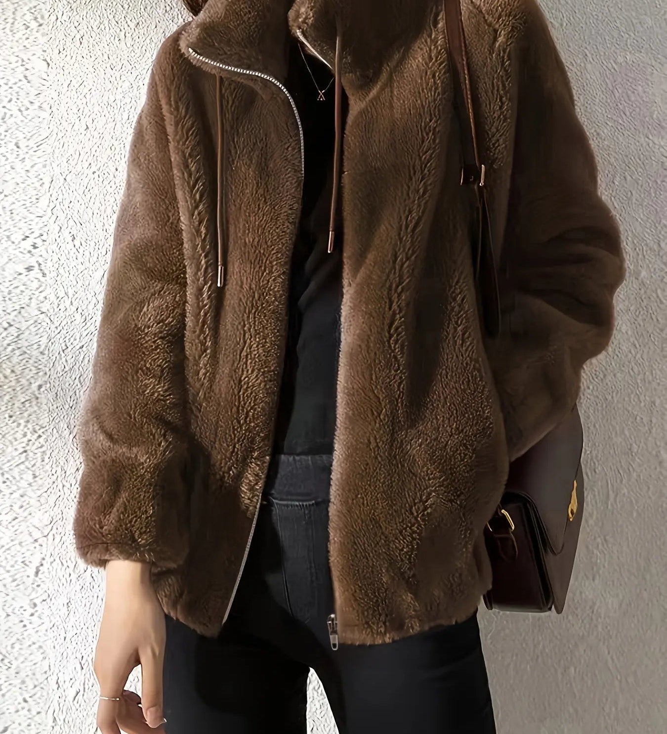 Weiche Damen-Fleecejacke – Produktansicht 7