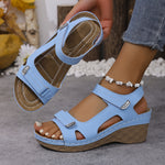 Bequeme Komfortsandalen in Wickeloptik – Produktansicht 3