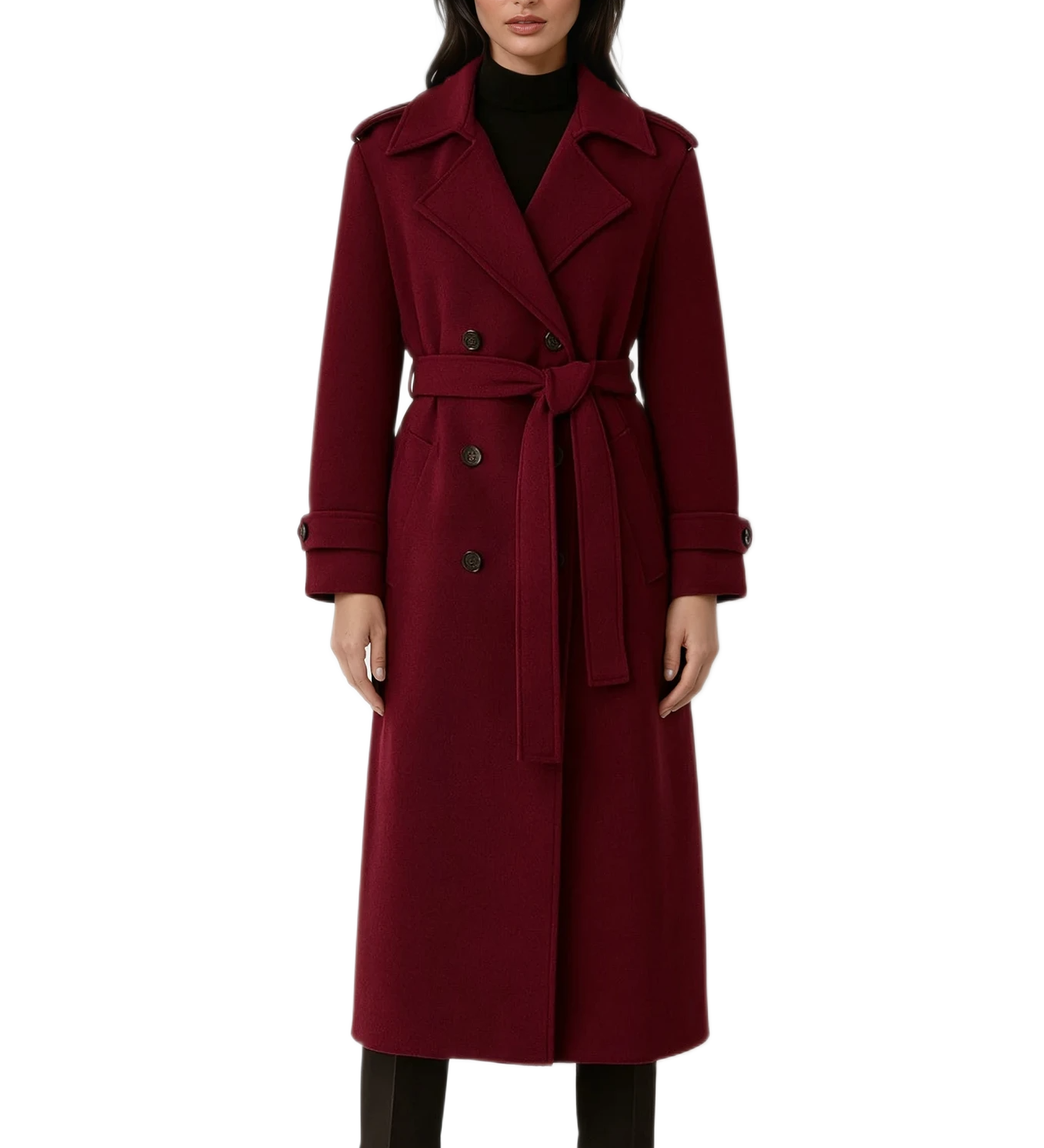 Langer Wintermantel für Damen – Produktansicht 1