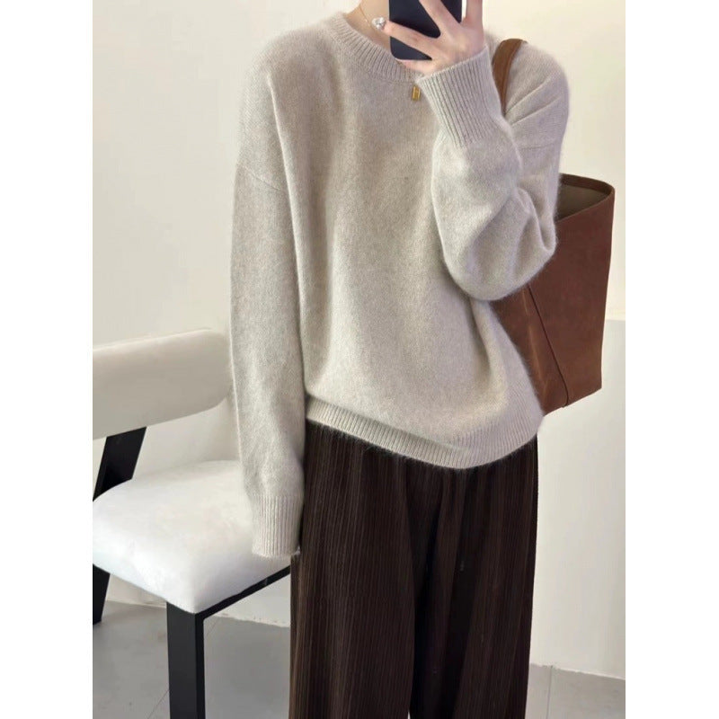 Luxuriöser Oversize-Pullover aus Mohairmischung – Produktansicht 13