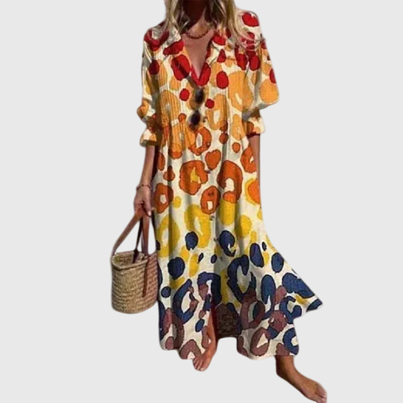 Bequemes Maxikleid im Boho-Stil – Produktansicht 3