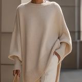 Eleganter Oversize-Poncho aus weichem Strick – Produktansicht 2
