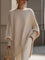 Eleganter Oversize-Poncho aus weichem Strick – Produktansicht 2