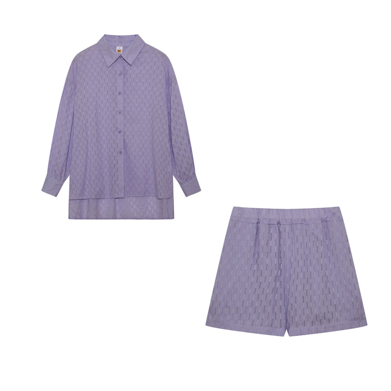 Lässiges Set aus Hemd und Shorts – Produktansicht 11
