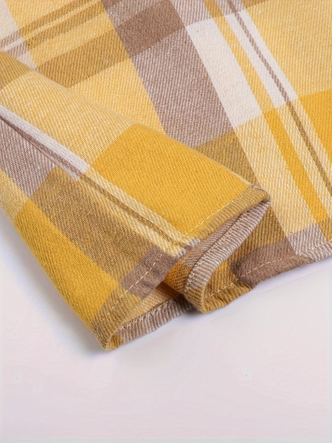 Langärmliges Gingham-Hemd – Produktansicht 11