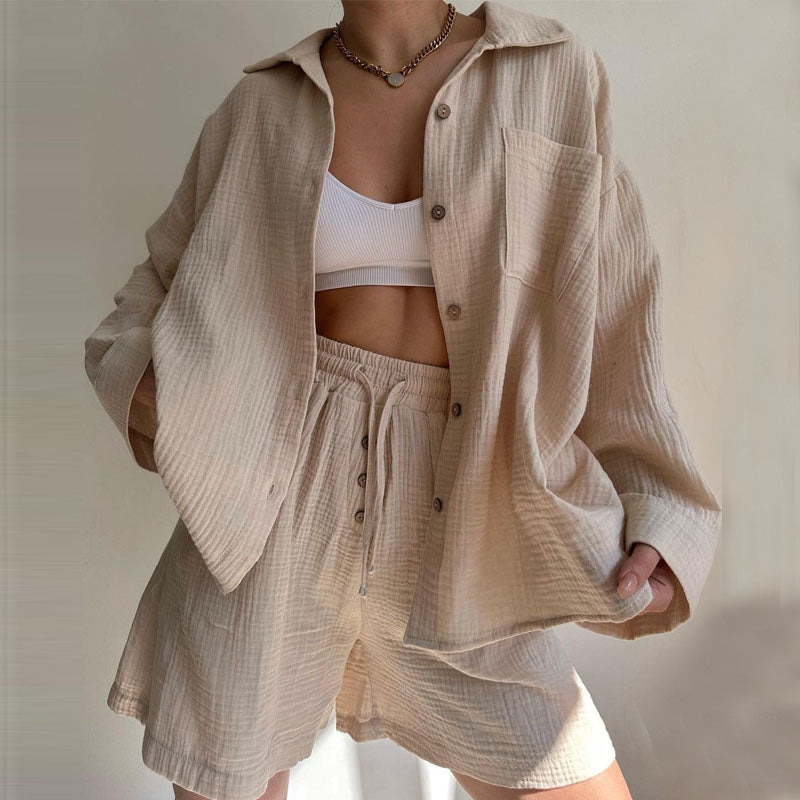 Elegantes zweiteiliges Ensemble im Oversize-Schnitt – Produktansicht 1