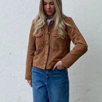 Braune Damenjacke – Produktansicht 1