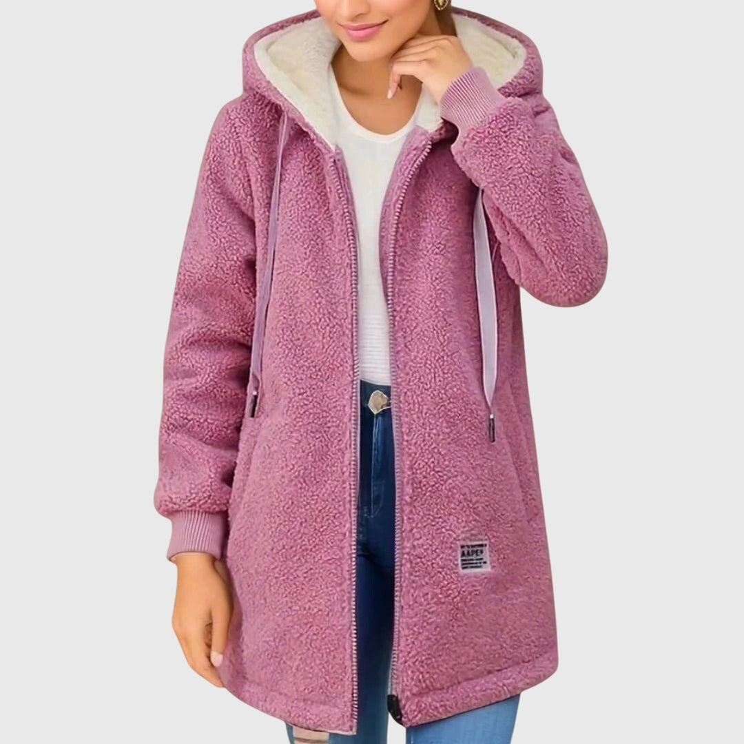 Fleecejacke mit Kapuze – Produktansicht 4