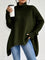 Lässiger Rollkragenpullover mit asymmetrischem Saum – Produktansicht 6