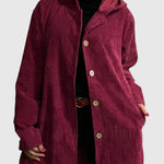 Damen-Winterjacke aus Cord – Produktansicht 3
