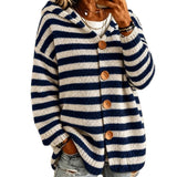 Moderner Streifenpullover aus weichem Strick – Produktansicht 5