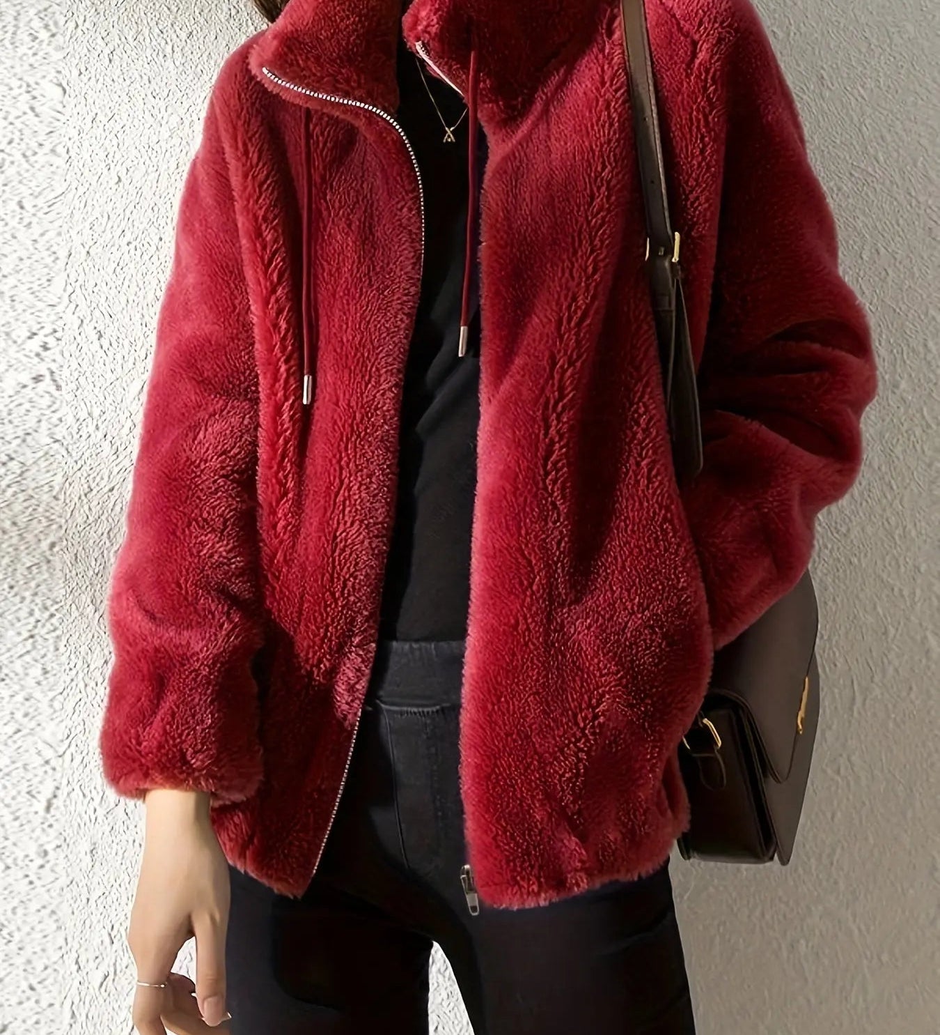 Weiche Damen-Fleecejacke – Produktansicht 10