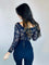 Karina | Eleganter Jumpsuit mit Spitzenärmeln und offenem Rücken
