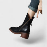 Bequeme Lederstiefeletten für jeden Anlass – Produktansicht 2