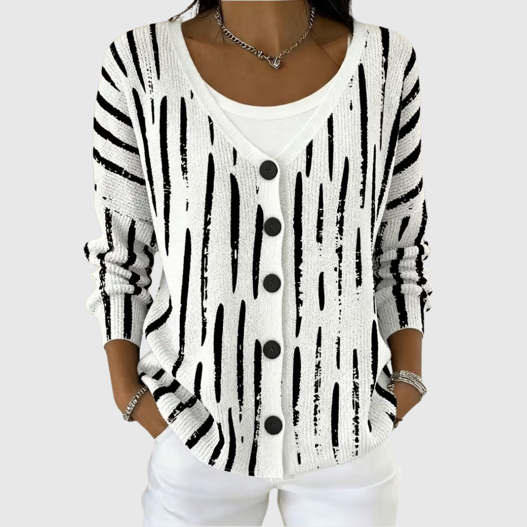 Cardigan mit Knöpfen in weicher Strickqualität – Produktansicht 1