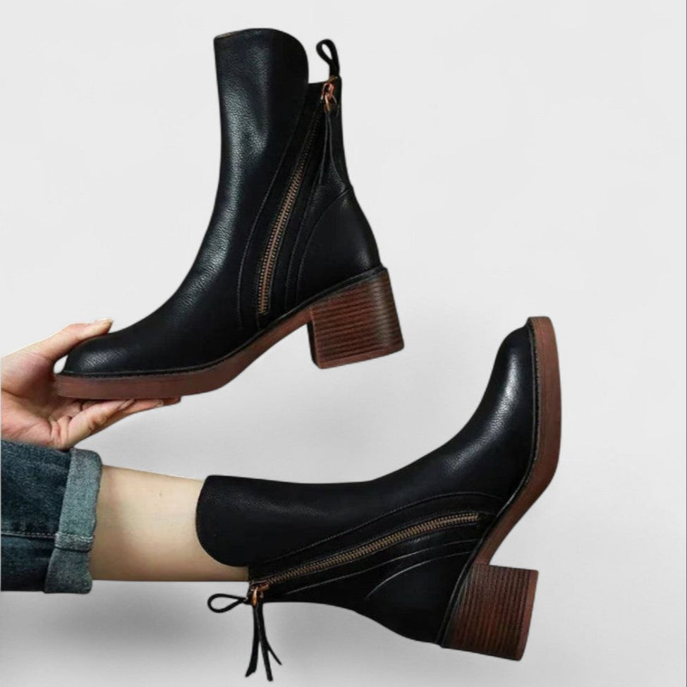 Bequeme Lederstiefeletten für jeden Anlass – Produktansicht 1