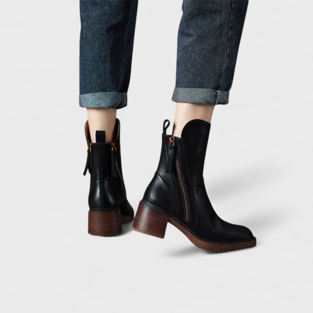 Bequeme Lederstiefeletten für jeden Anlass – Produktansicht 3
