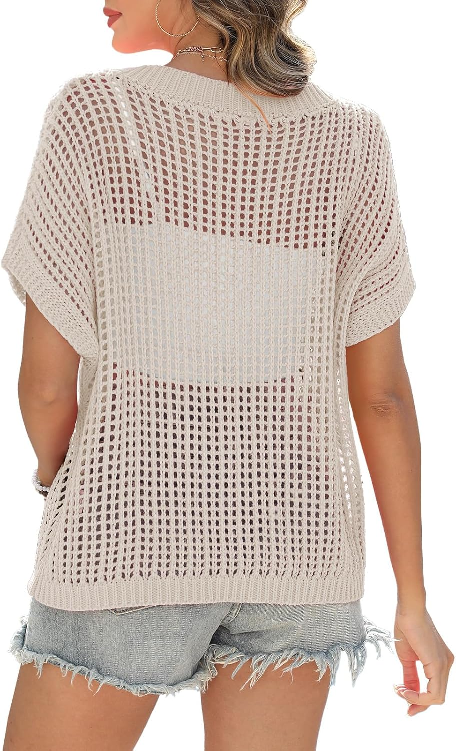 Häkeloberteil mit luftiger Textur – Produktansicht 27