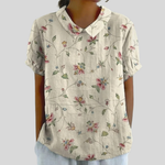 Bequemes Shirt mit floralem Design – Produktansicht 1