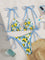 Bequemer Bikini mit Zitronenprint – Produktansicht 1