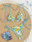 Bequemer Bikini mit Zitronenprint – Produktansicht 2