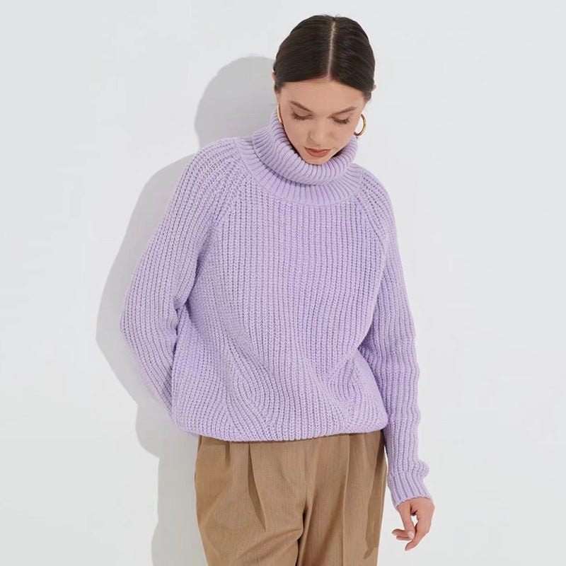 Rollkragenpullover aus dickem Strick – Produktansicht 3
