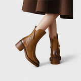 Bequeme Lederstiefeletten für jeden Anlass – Produktansicht 5