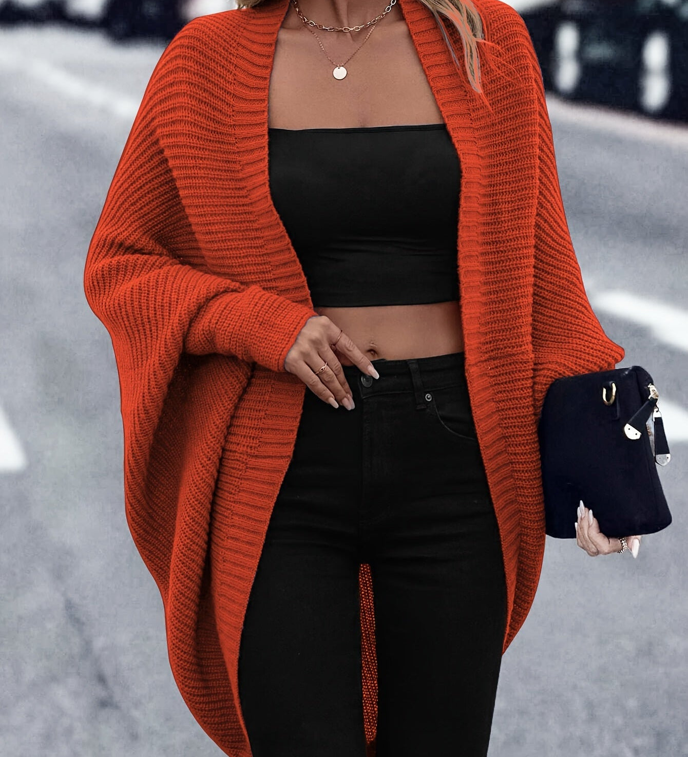 Oversize-Strickweste zum lässigen Layern – Produktansicht 7