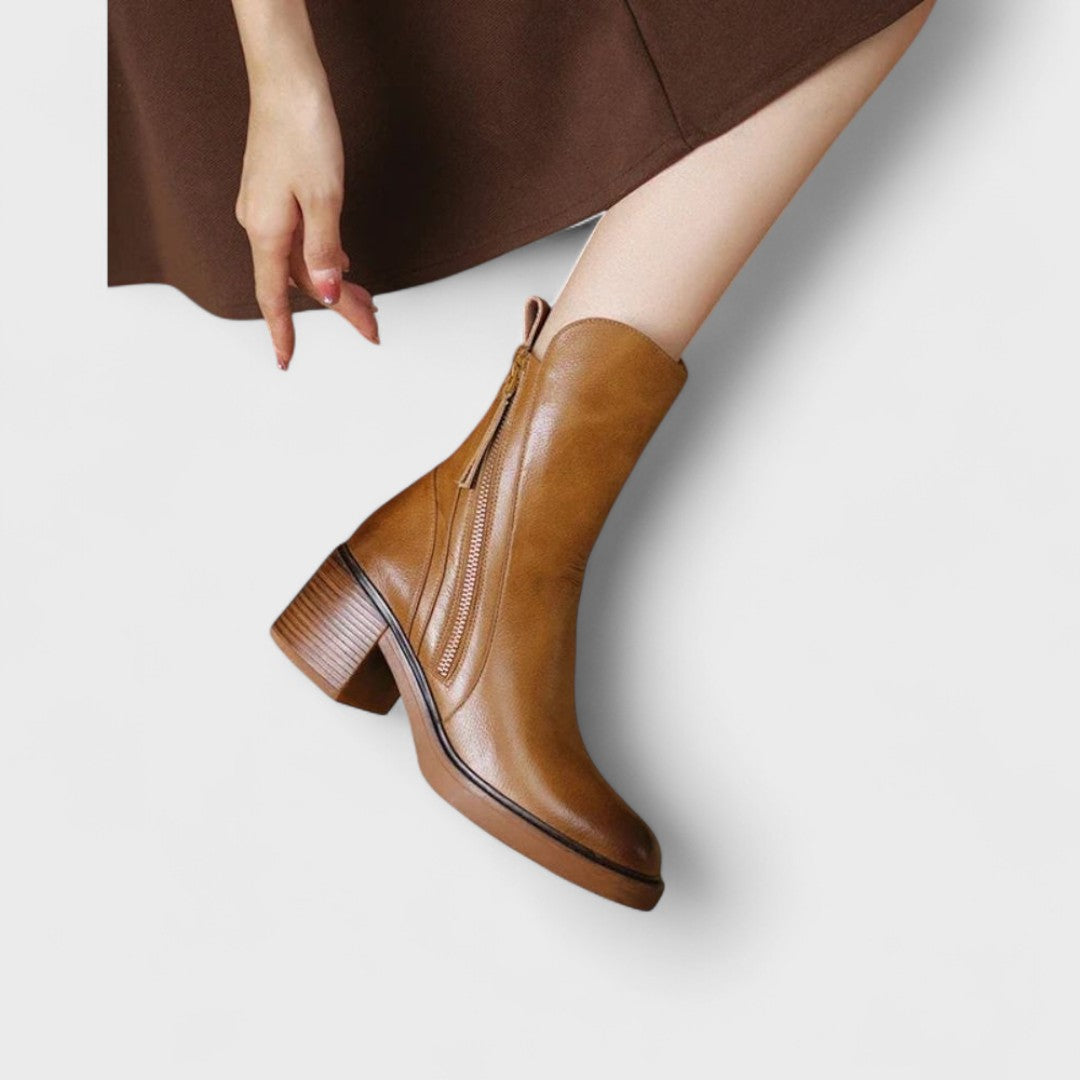 Bequeme Lederstiefeletten für jeden Anlass – Produktansicht 6