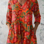 Lange Bluse mit auffälligem Muster – Produktansicht 2