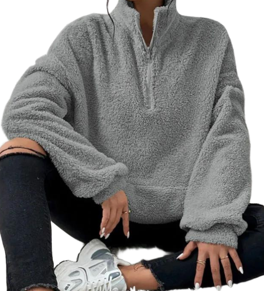 Flauschiger Pullover für entspannte Tage – Produktansicht 1