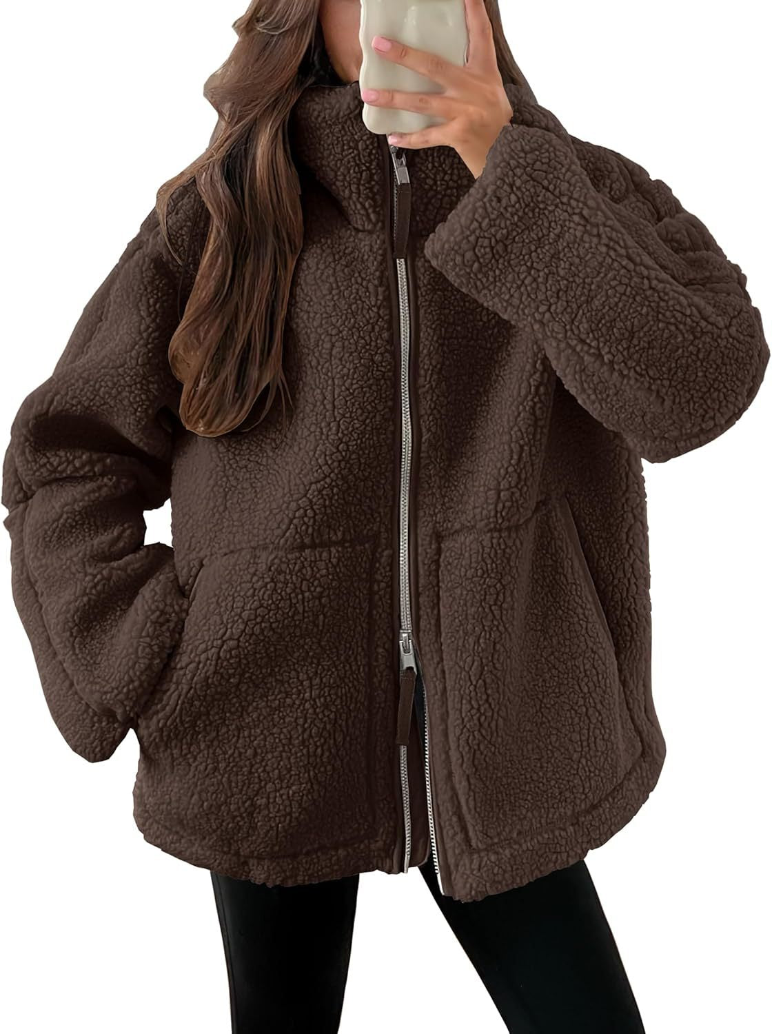 Fleecejacke mit Reverskragen – Produktansicht 9