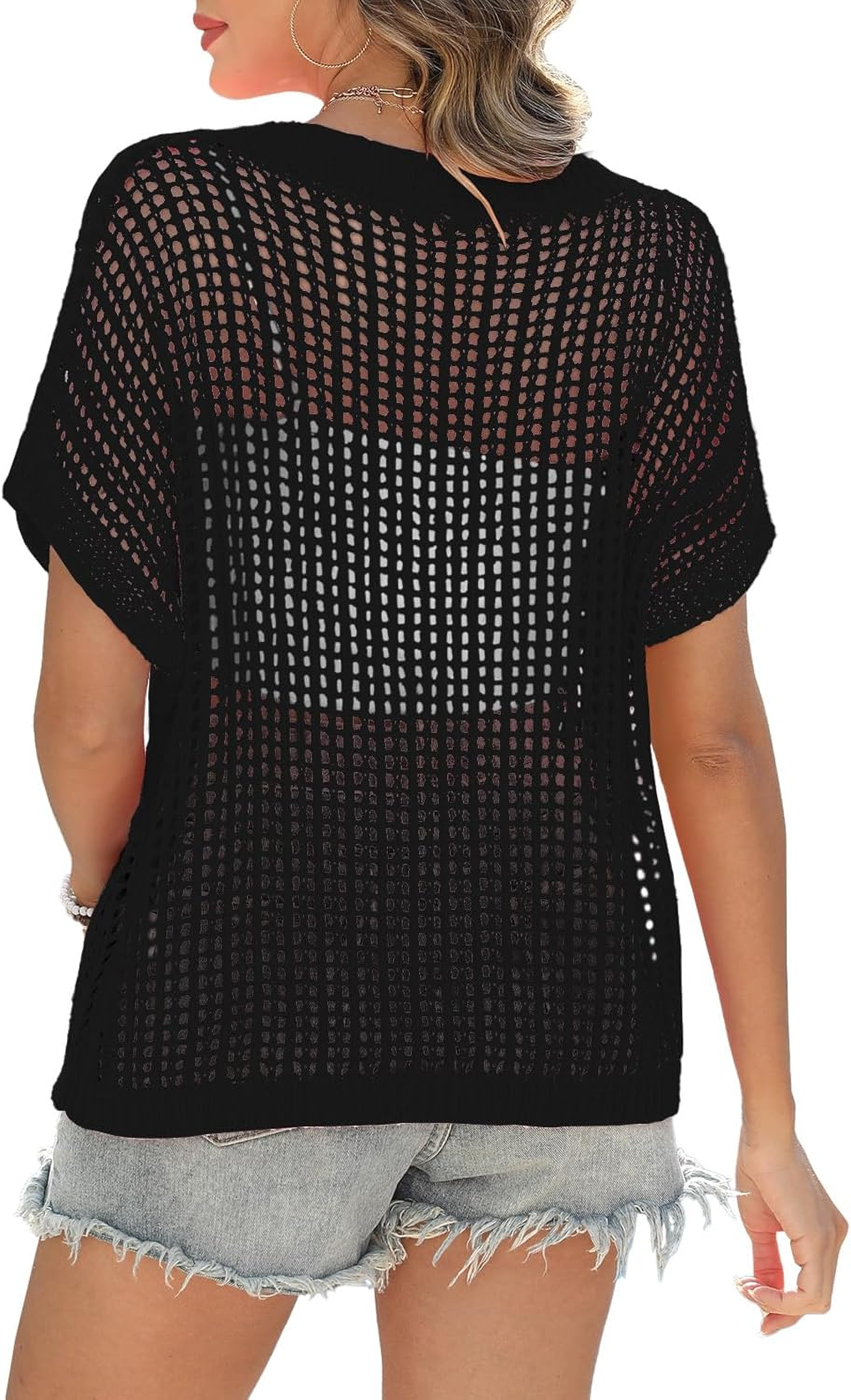 Häkeloberteil mit luftiger Textur – Produktansicht 30