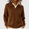 Eleganter Strickpullover mit Knopfdetail am Kragen – Produktansicht 2