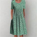 Elegantes Blumenkleid mit praktischen Taschen – Produktansicht 9