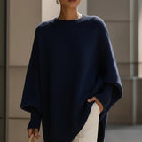 Eleganter Oversize-Poncho aus weichem Strick – Produktansicht 8