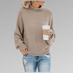 Oversize-Rollkragenpullover aus bequemem Strick – Produktansicht 1