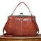 Vintage-Lederhandtasche im Used-Look – Produktansicht 1