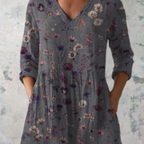 Weit fallende Longbluse mit auffälligem Dessin – Produktansicht 2