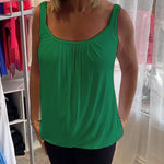 Ärmelloses Shirt mit Raffung – Produktansicht 5