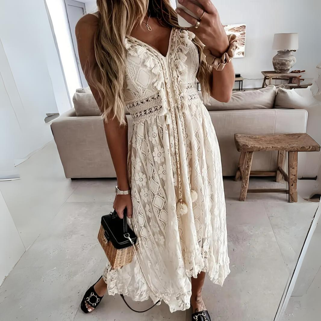 Bequemes Boho-Kleid für jeden Anlass – Produktansicht 1