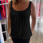 Ärmelloses Shirt mit Raffung – Produktansicht 7